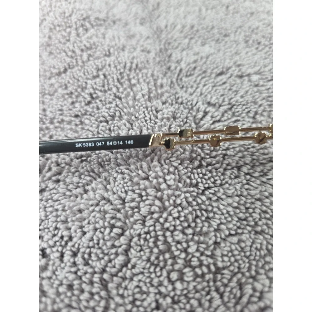 Swarovski Eyeglasses Frame SK 5383 047 Dark Brown Gold Crystal Temples 54-14-140
